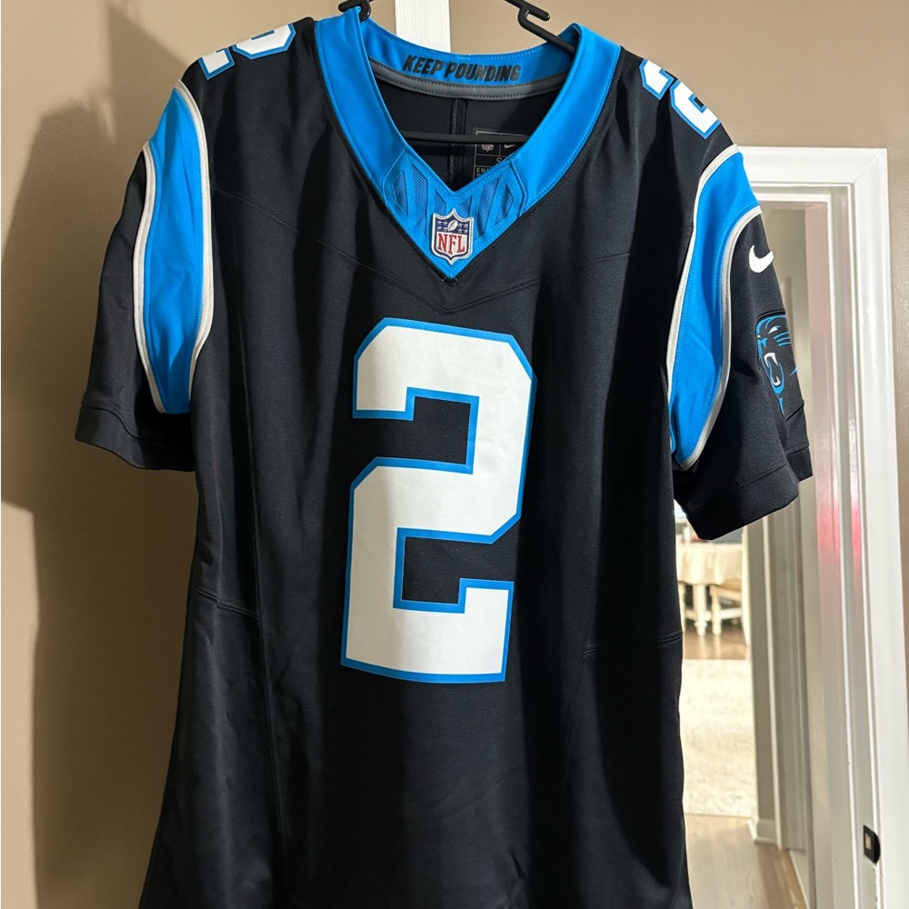 Men’s NFL Carolina Panthers DJ Moore Jersey